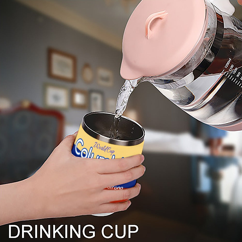 Colombia World Cup - 2026 Futbol Strong Stainless Steel Insulated cup.