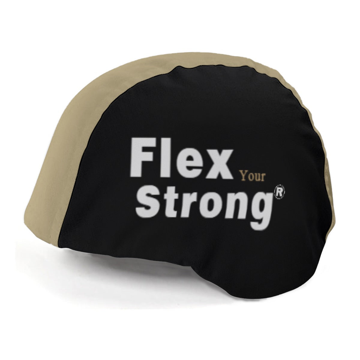 Flex Army helmet bucket hats ( White on Black