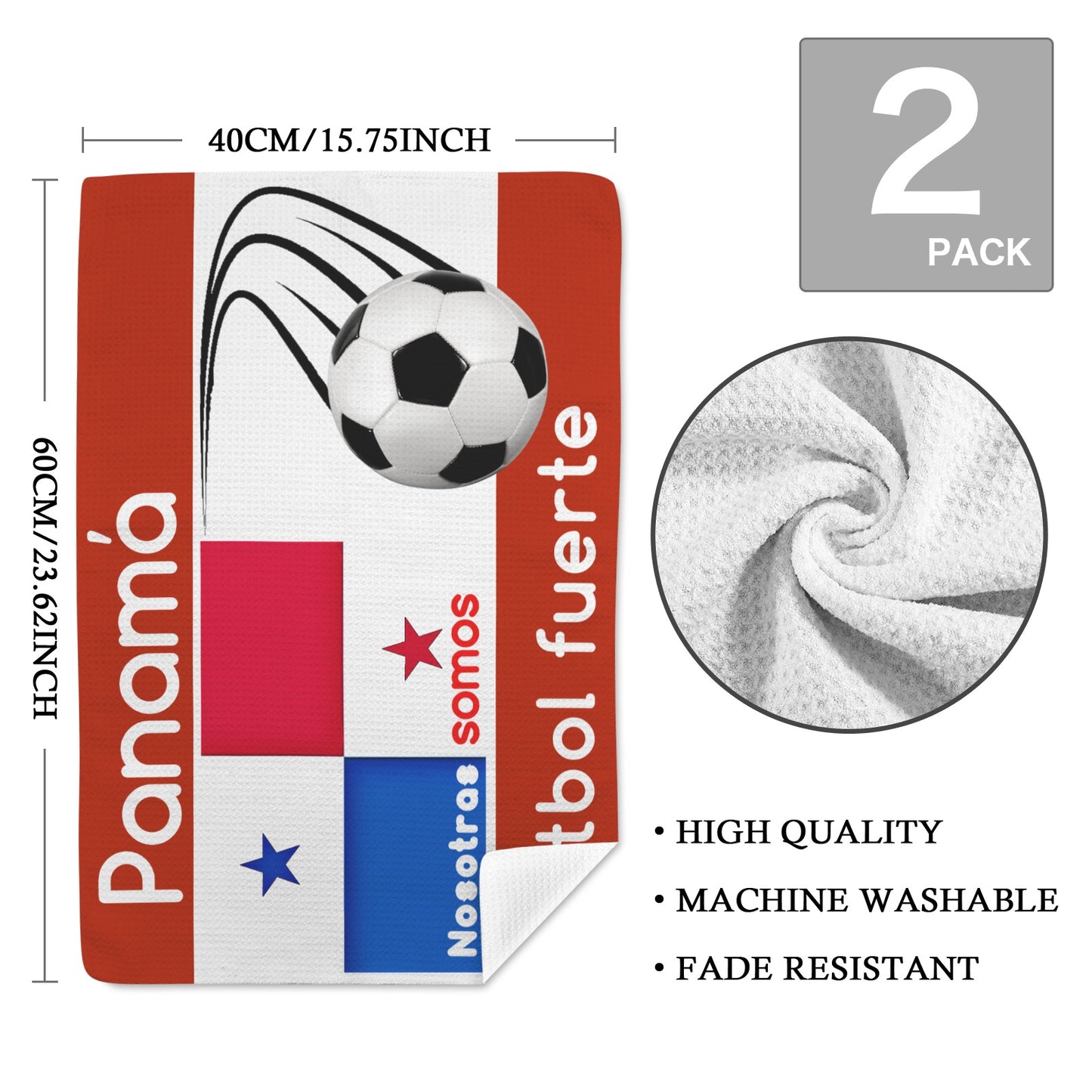 PANAM'A Futbol Strong team rally towel
