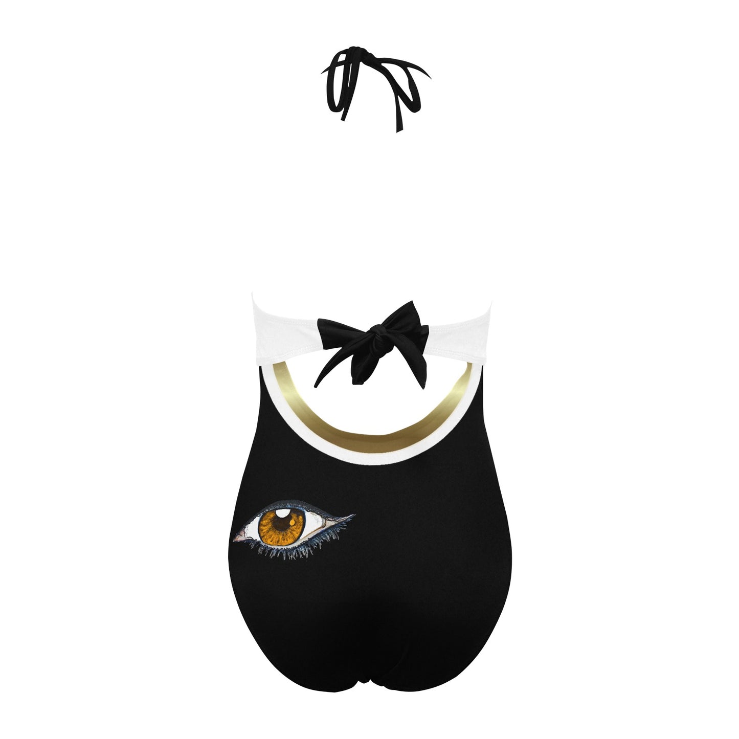 Women's Backless Bow Hollow Out Swimsuit (S17)
