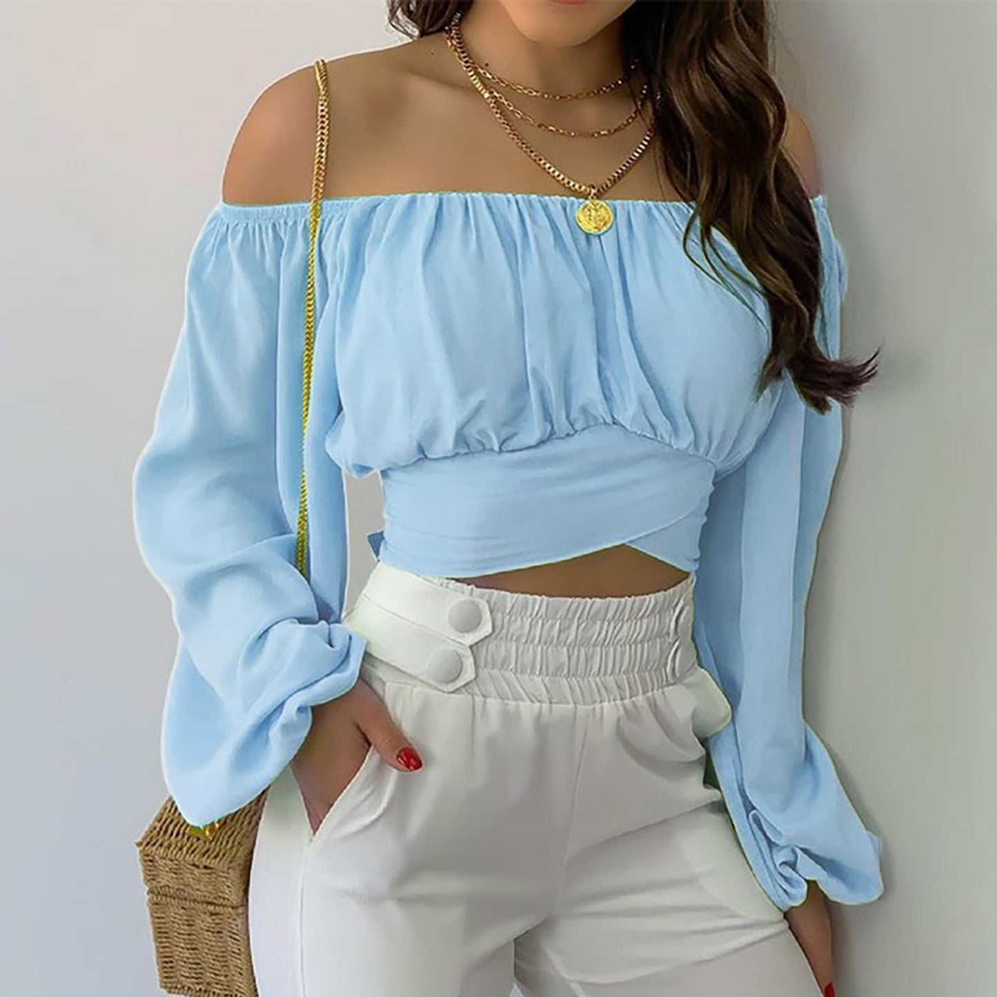 Xcarii Xii - Off Shoulder Cross Tie