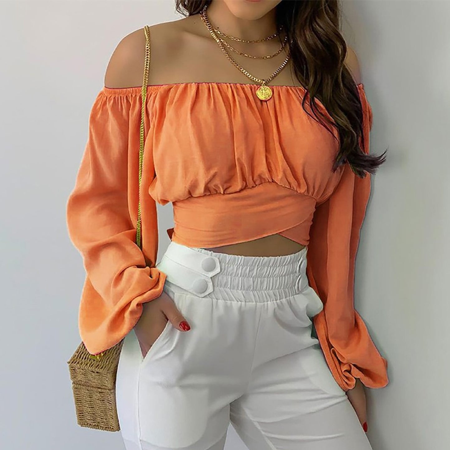 Xcarii Xii - Off Shoulder Cross Tie