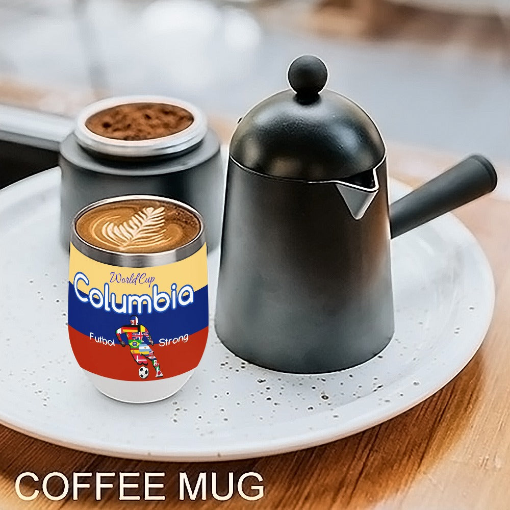 Colombia World Cup - 2026 Futbol Strong Stainless Steel Insulated cup.