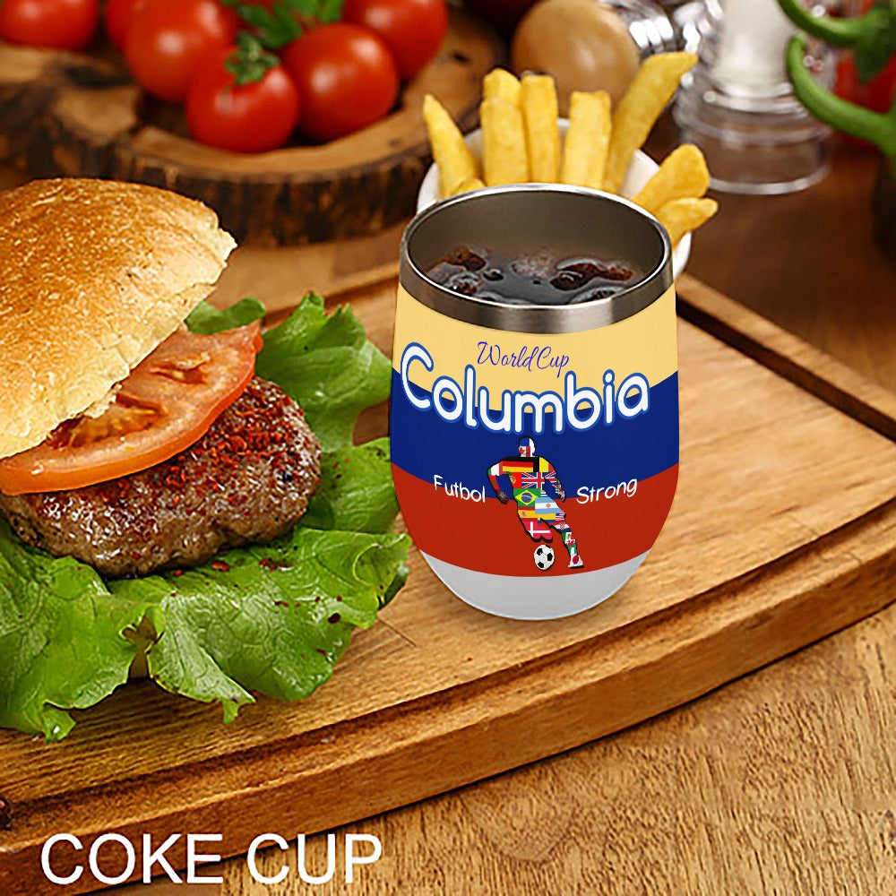 Colombia World Cup - 2026 Futbol Strong Stainless Steel Insulated cup.