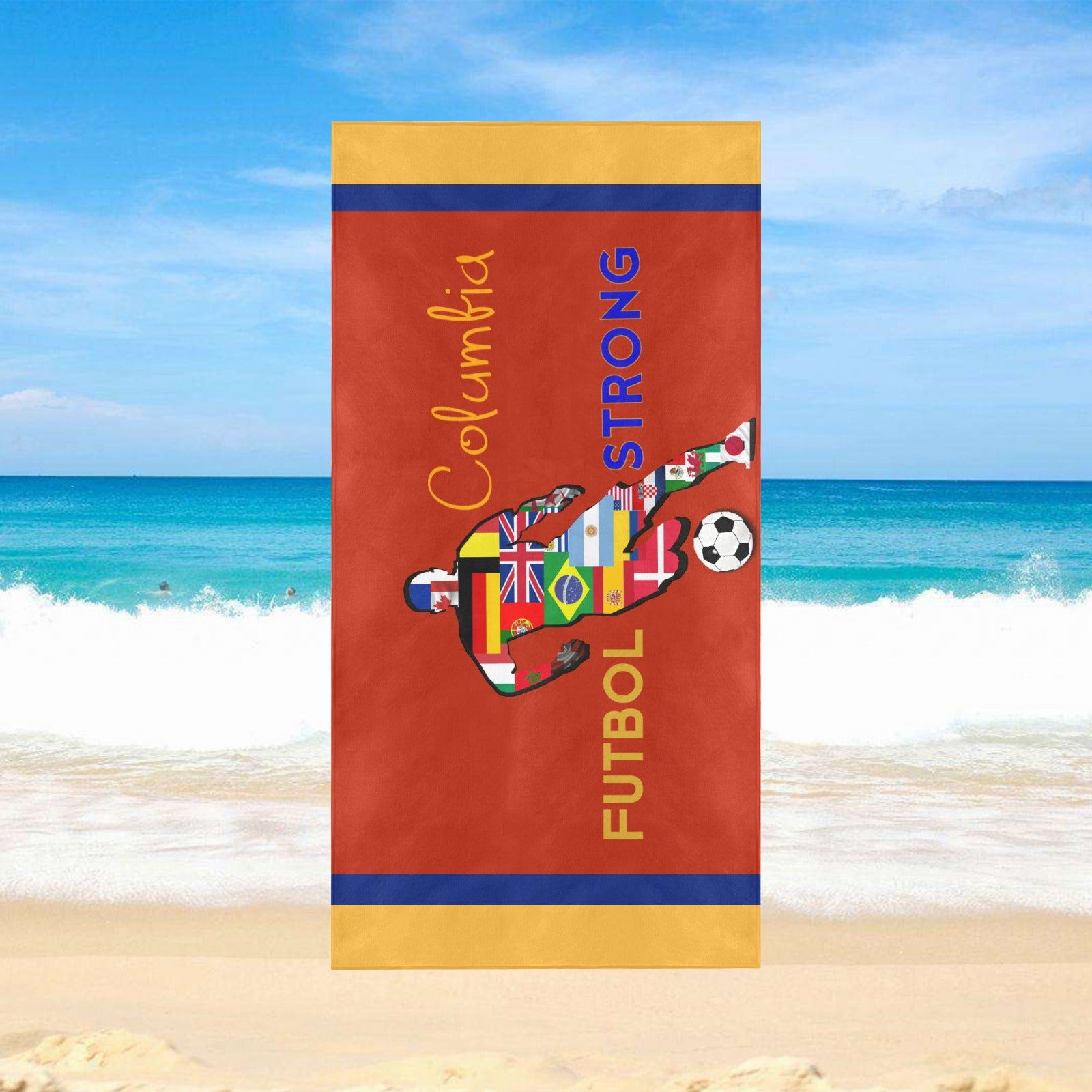 2026 - Xcarii Xii Futbol Strong -Team beach Beach towels