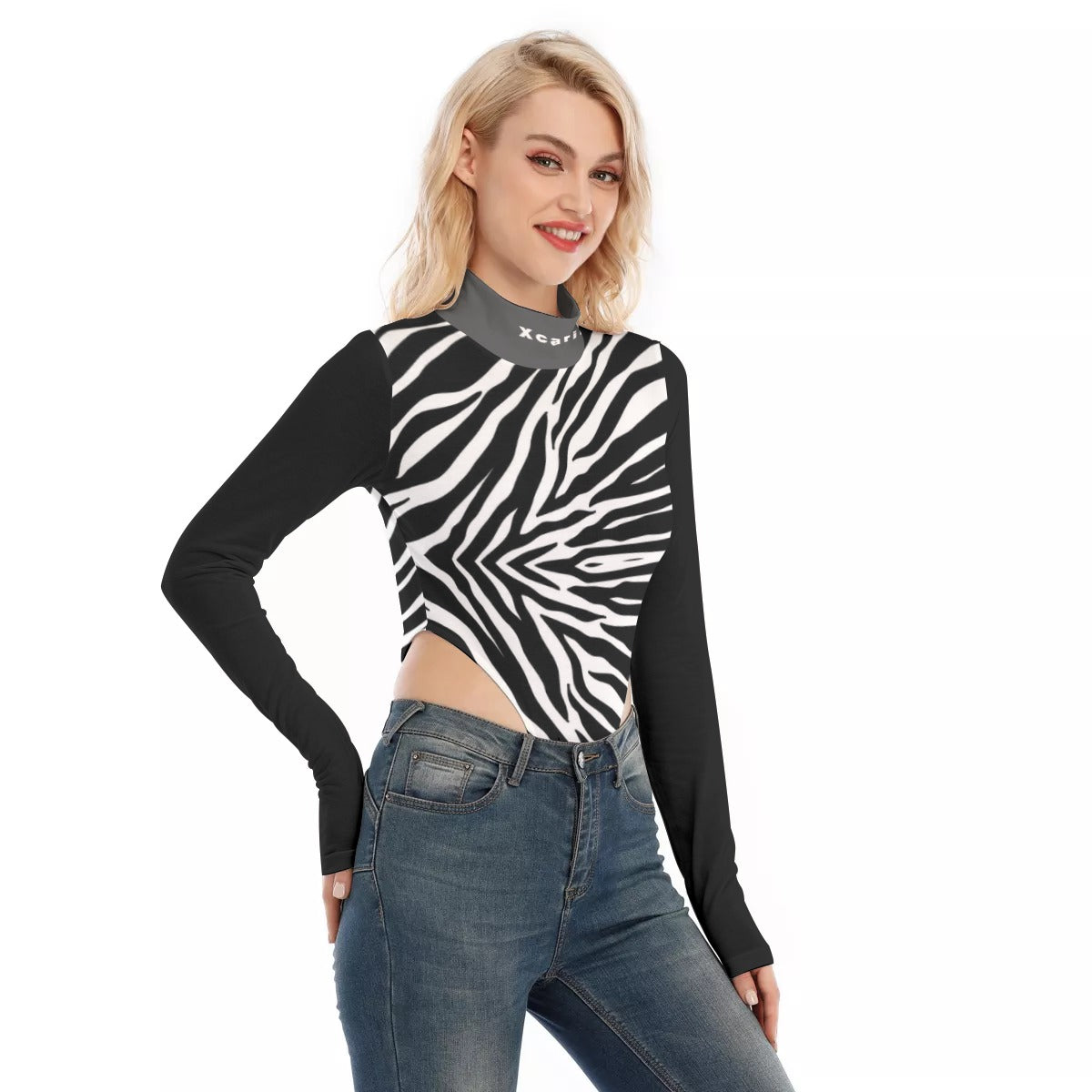 Xcarii Xii - Z Turtleneck Long Sleeve Jumpsuits