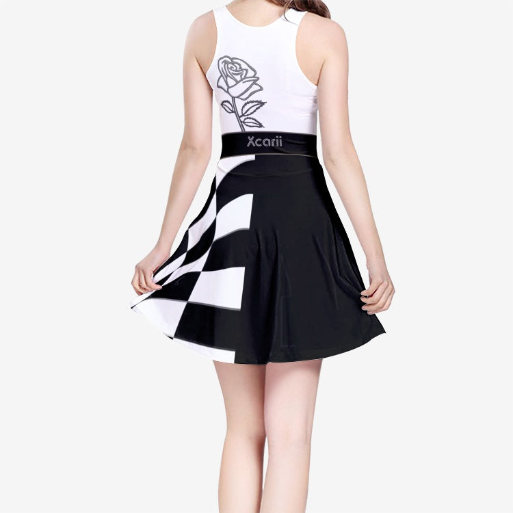 Xcarii Xii - Midi Casual Flared Skater Dress
