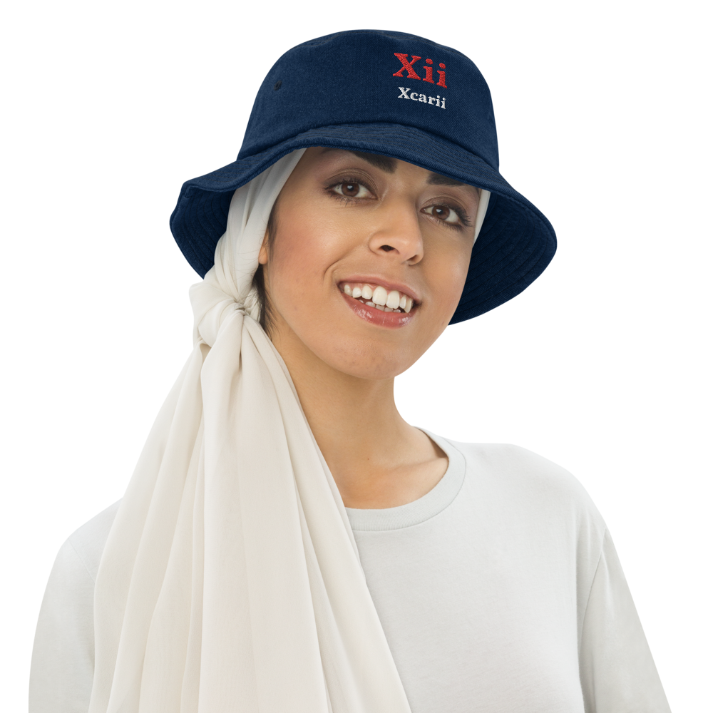 Xcarii Xii - All Cotton Denim bucket hat