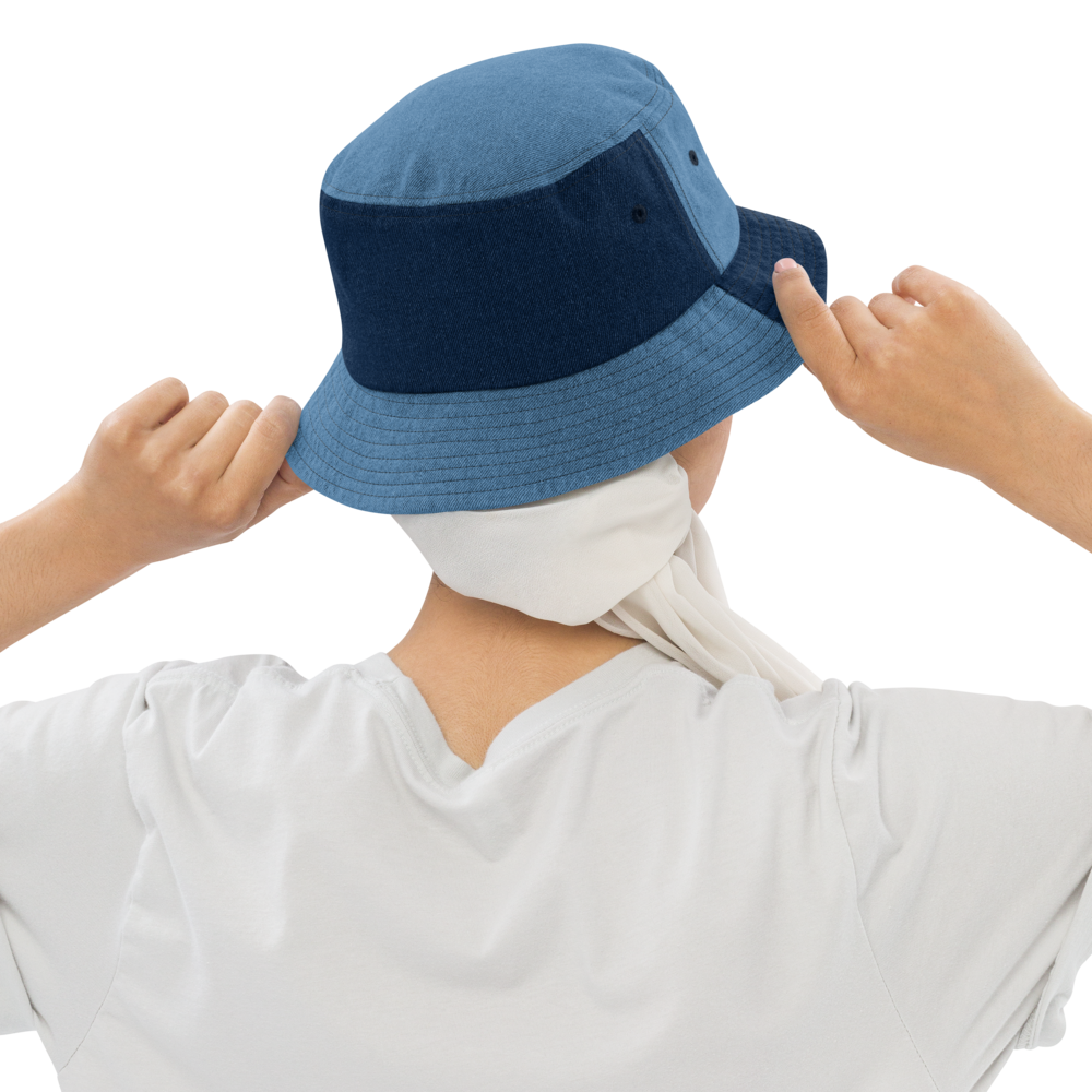 Xcarii Xii - All Cotton Denim bucket hat