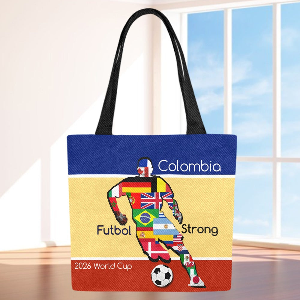Colombia world cup - 2026 futbol strong Canvas Tote Bag (Model1657) (Set of 2)