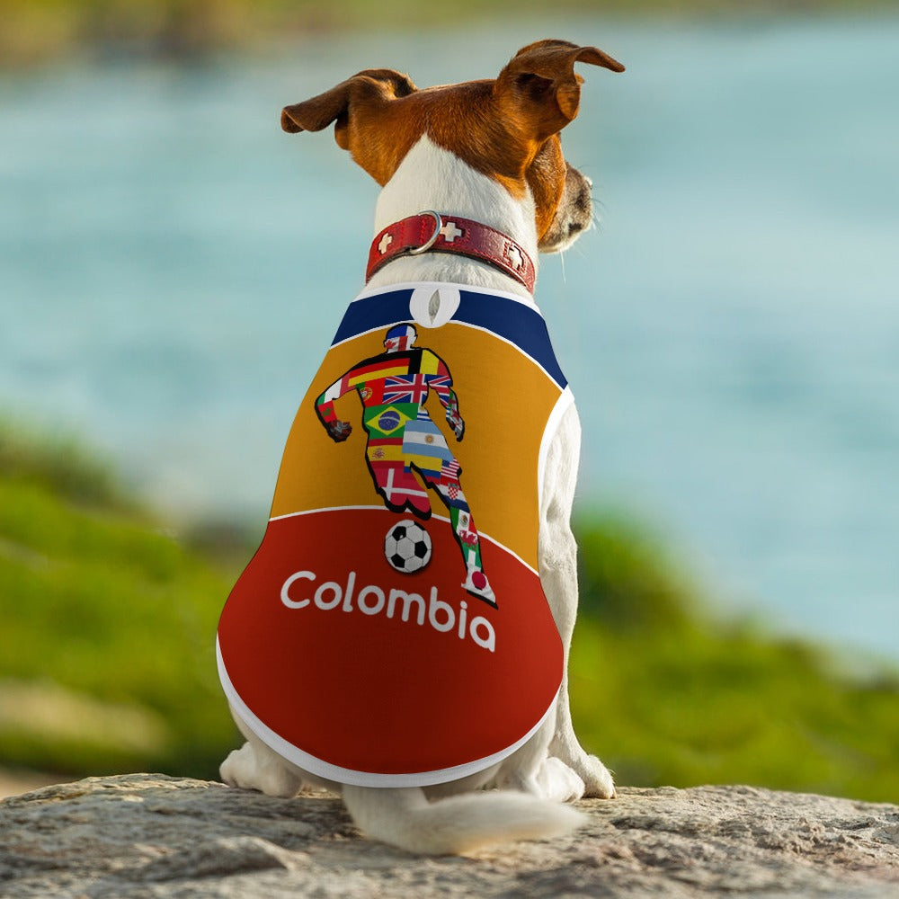 Colombia Team Futbol Strong Full pet vest