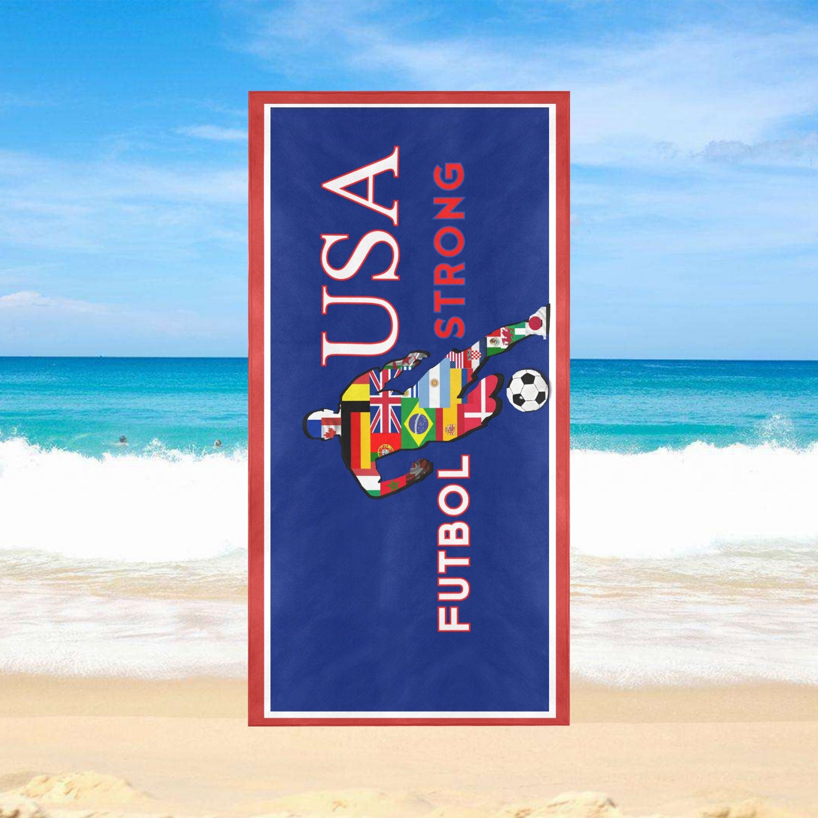 2026 - Xcarii Xii Futbol Strong -Team beach Beach towels
