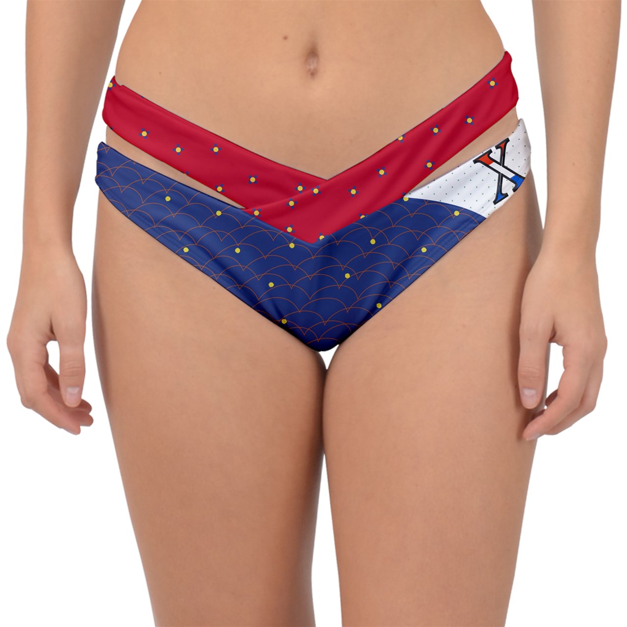 Xcarii Americano - Double Strap Halter Bikini Bottoms