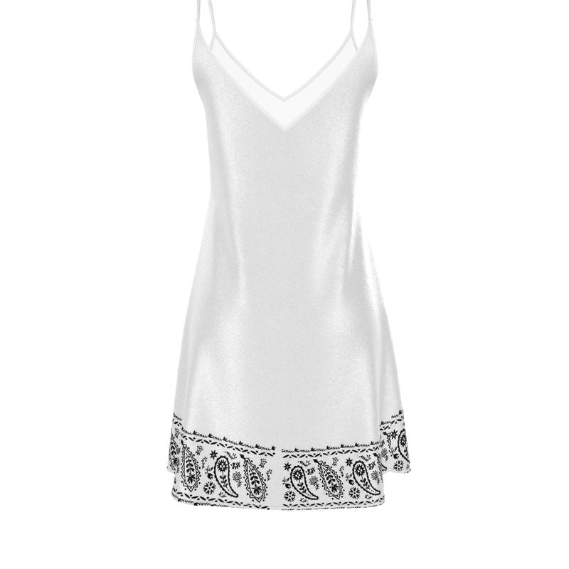 Xcarii Xii - Lone Rose Silk Slip Dress