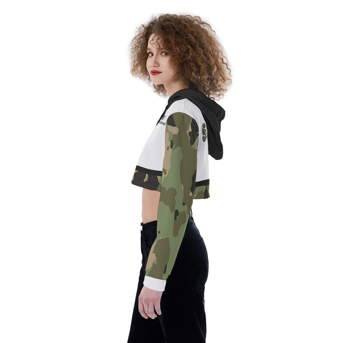 Flex Strong Women's Crop Top Hoodie