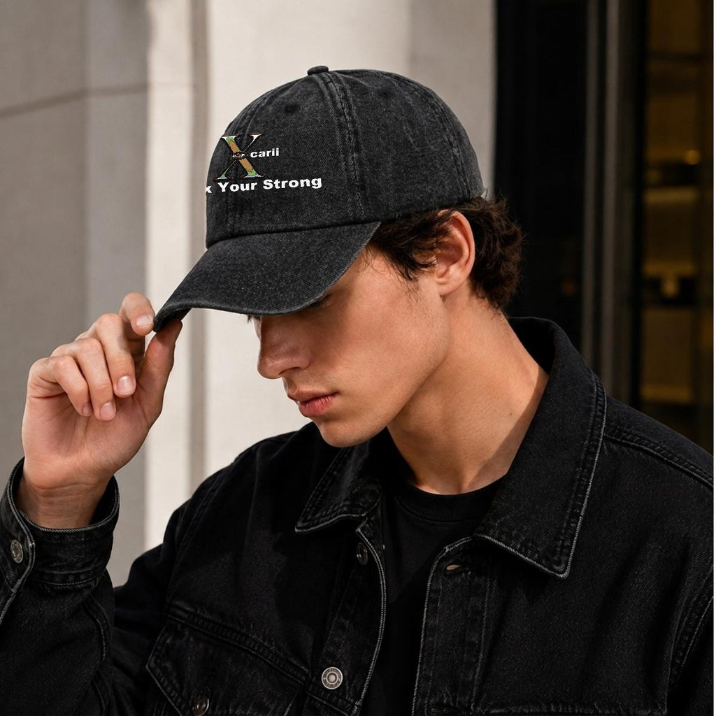Xcarii Xii - Flex Your Strong All Cotton Baseball Cap