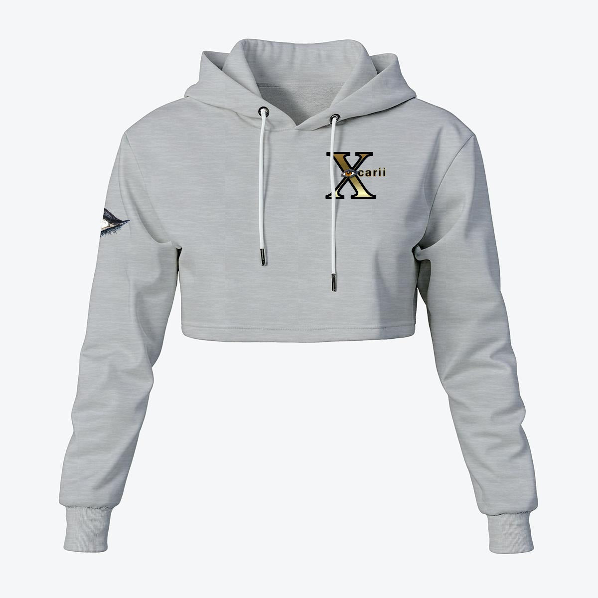 Xcarii Xii - Eye Crop Hoodie