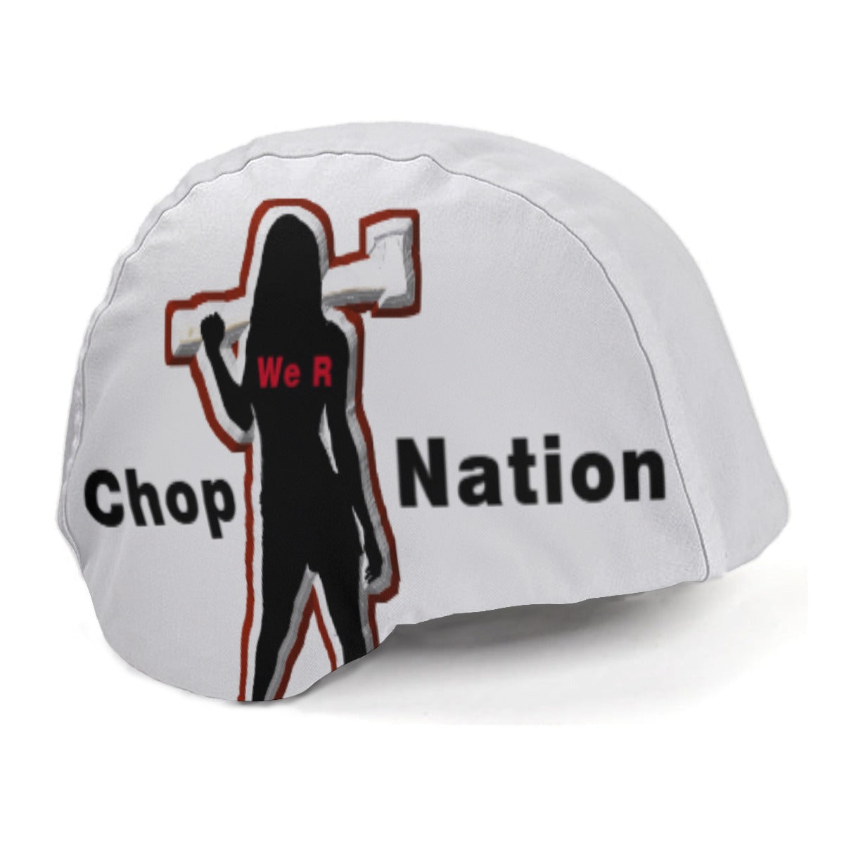 Chop Nation fan club, white helmet hats