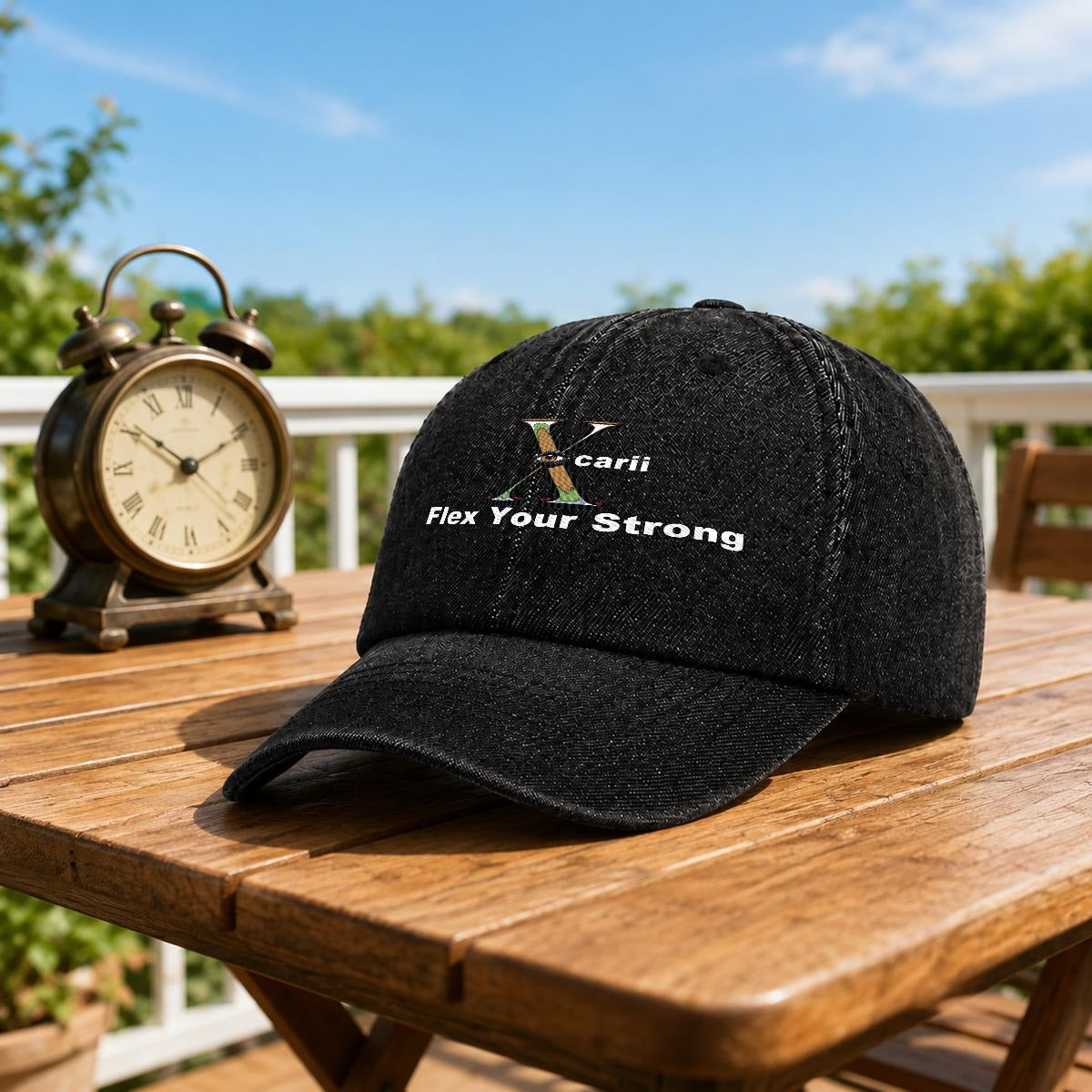 Xcarii Xii - Flex Your Strong All Cotton Baseball Cap