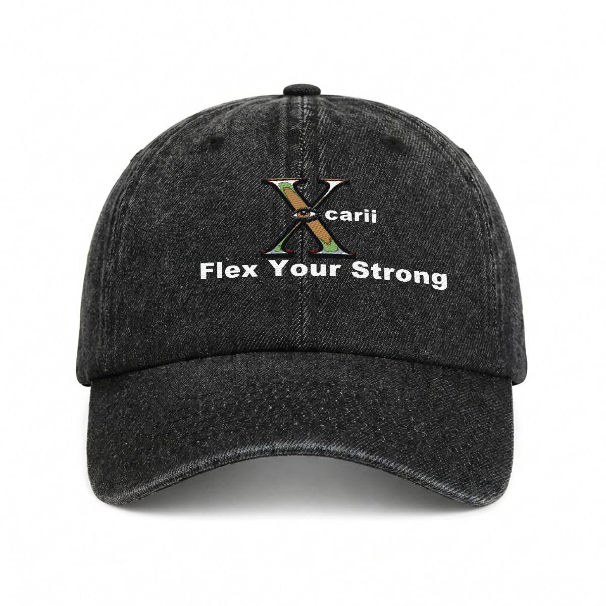 Xcarii Xii - Flex Your Strong All Cotton Baseball Cap