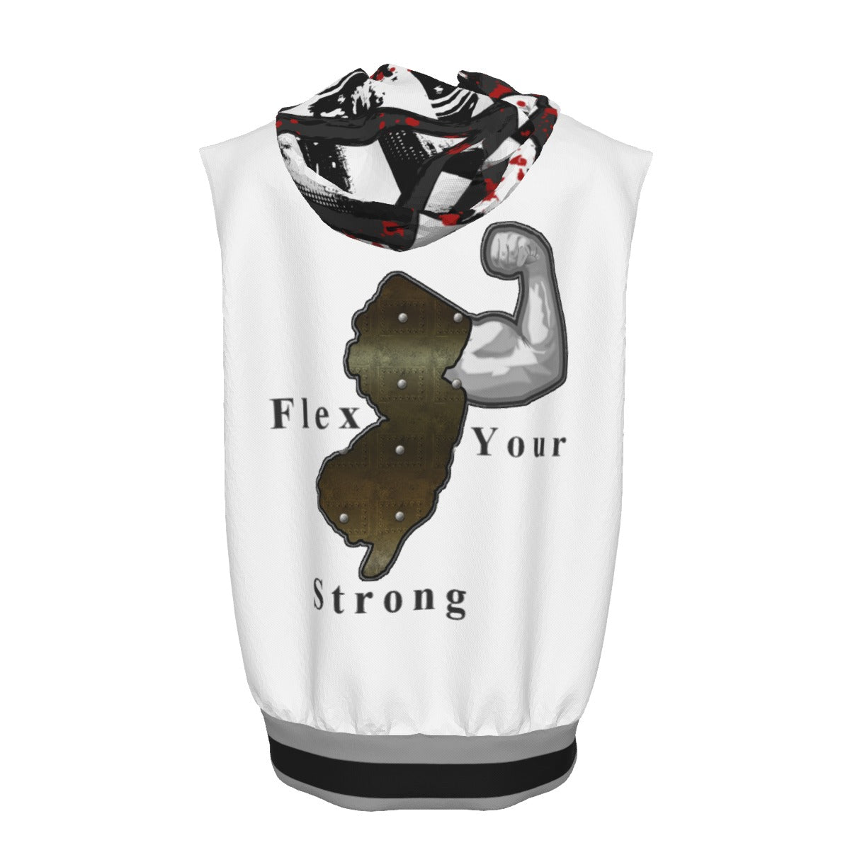 Xcarii Flex Strong Power Sleeveless Hoodie