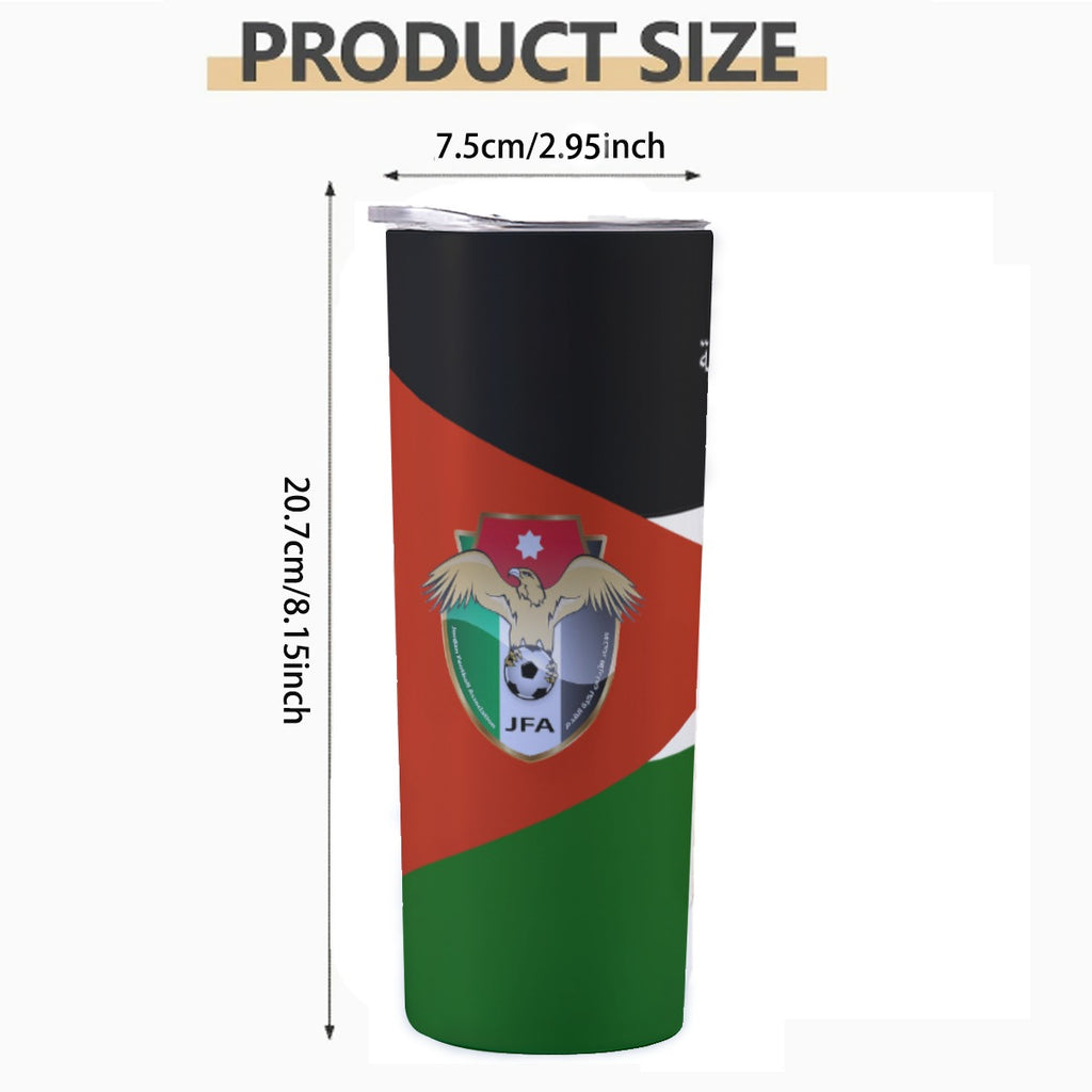 Xcarii Xii - Jordan Futbol Strong  20, OZ Straight Cup With Sliding Lid.
