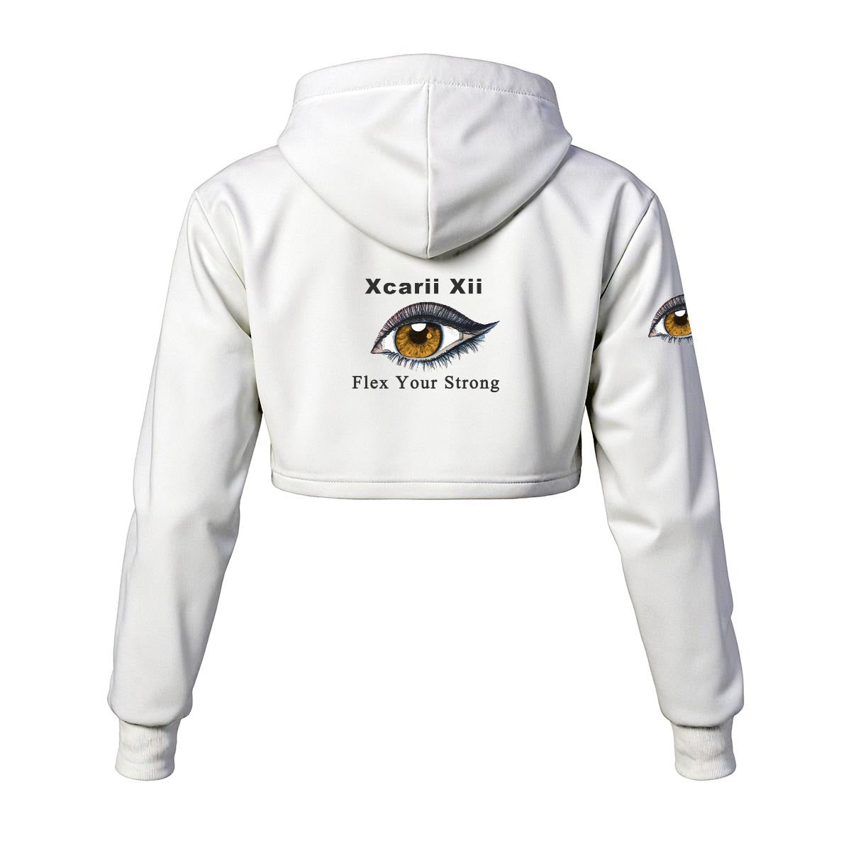 Xcarii Xii - Eye Crop Hoodie