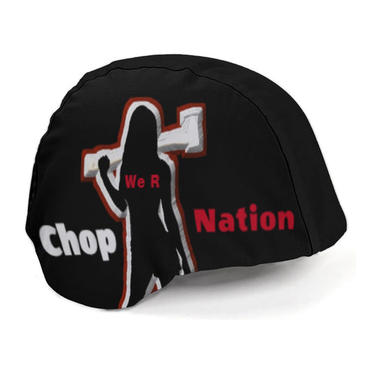 Chop Nation Fan Club, Black Helmet- Styled Bucket hat