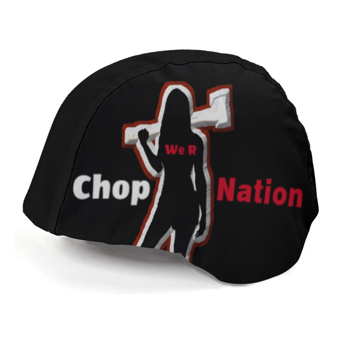 Chop Nation Fan Club, Black Helmet- Styled Bucket hat
