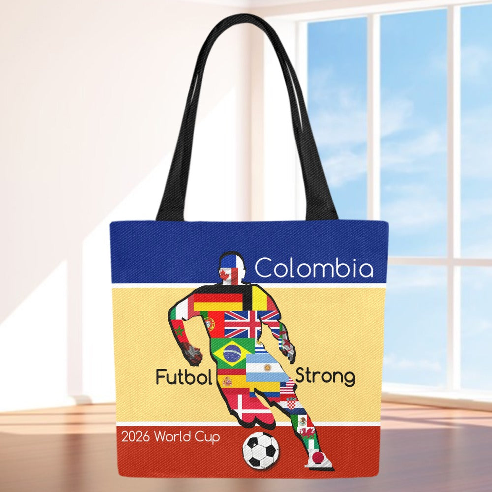 Colombia world cup - 2026 futbol strong Canvas Tote Bag (Model1657) (Set of 2)