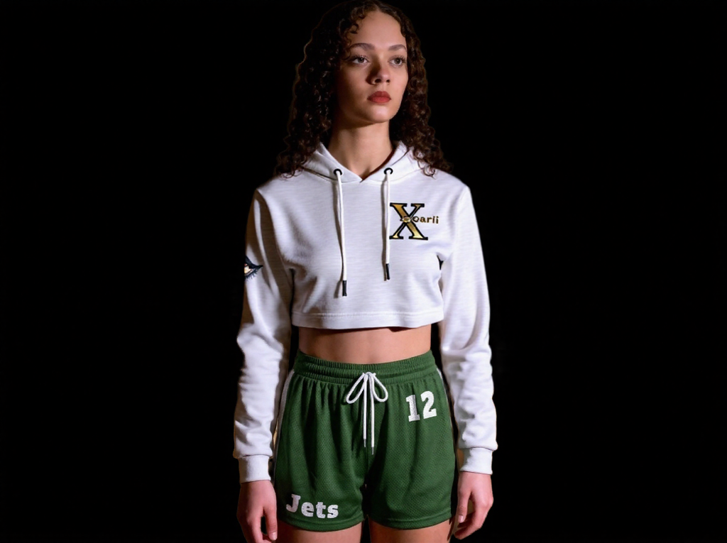 Xcarii Xii - Eye Crop Hoodie