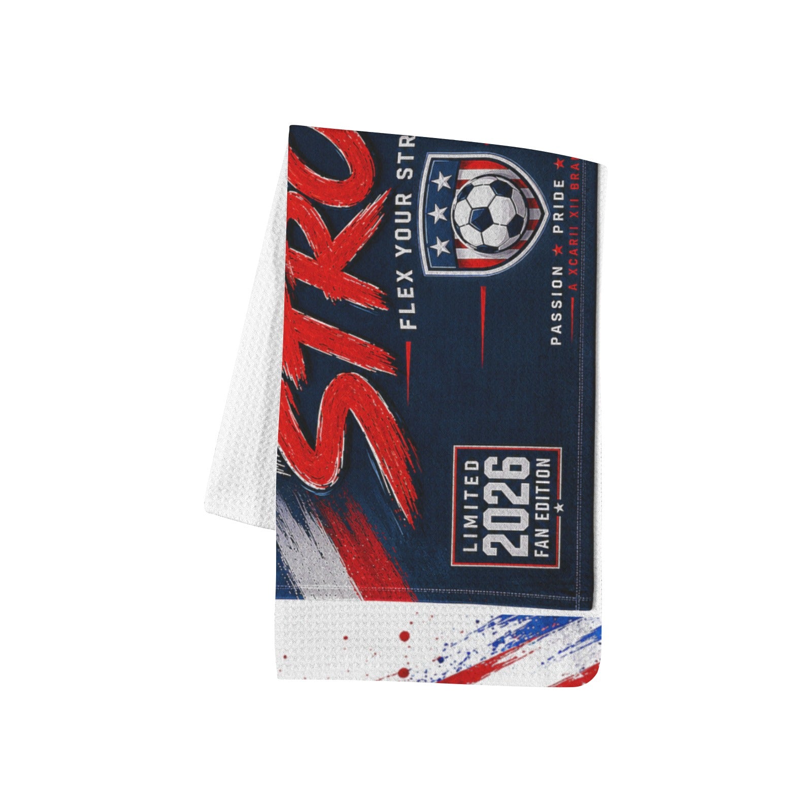 Xcarii Xii - Limited Edition, Futbol Strong Team USA Rally Towel.