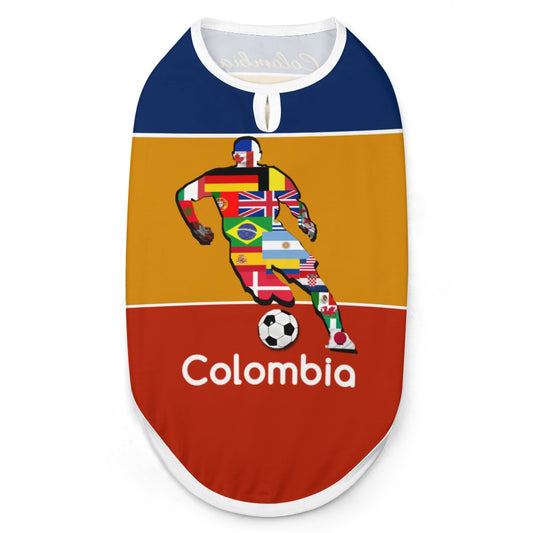 Colombia Team Futbol Strong Full pet vest