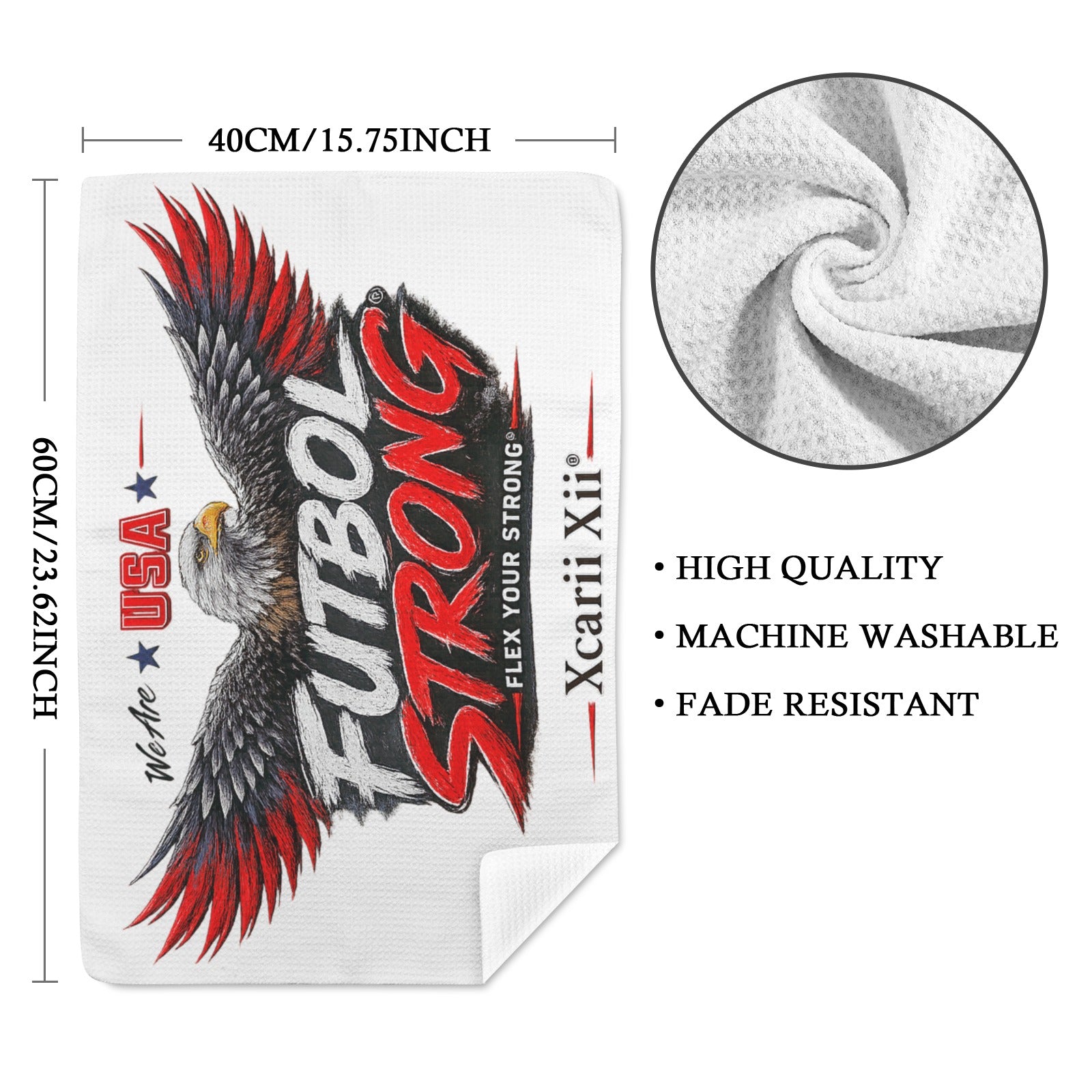 LIMITED EDITION POWER™ WE ARE FUTBOL STRONG® RALLY TOWEL