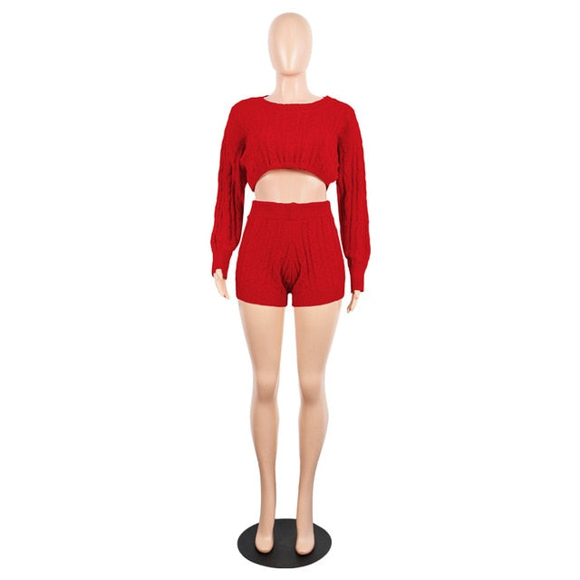 Xcarii Xii Fashion - 2 Two Piece Knit Sweater Sets