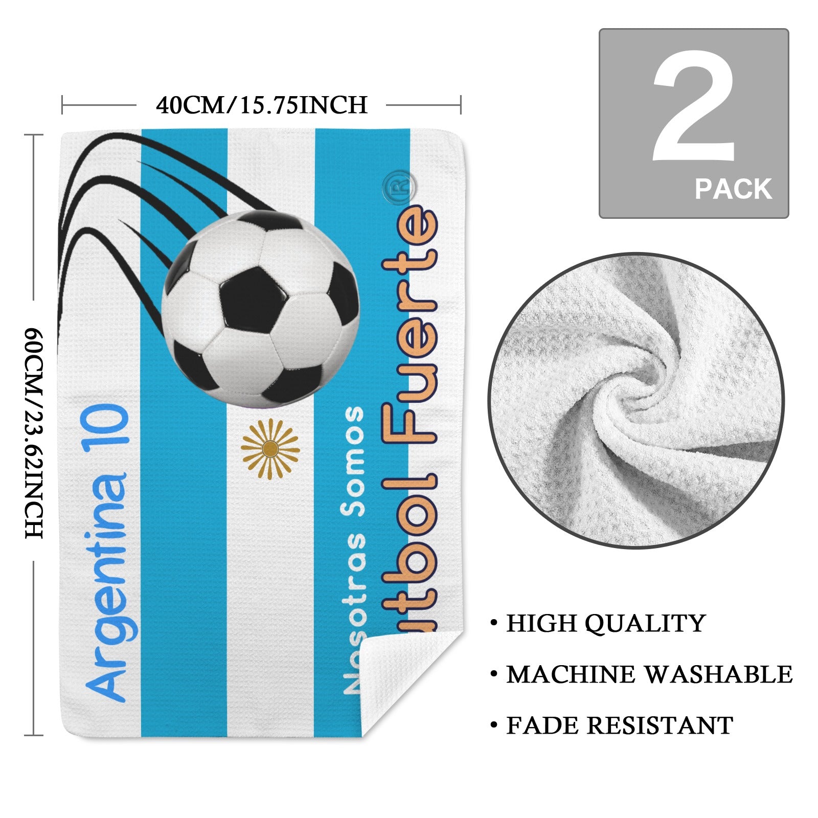 We Are Futbol Strong, International Team Rally Towels