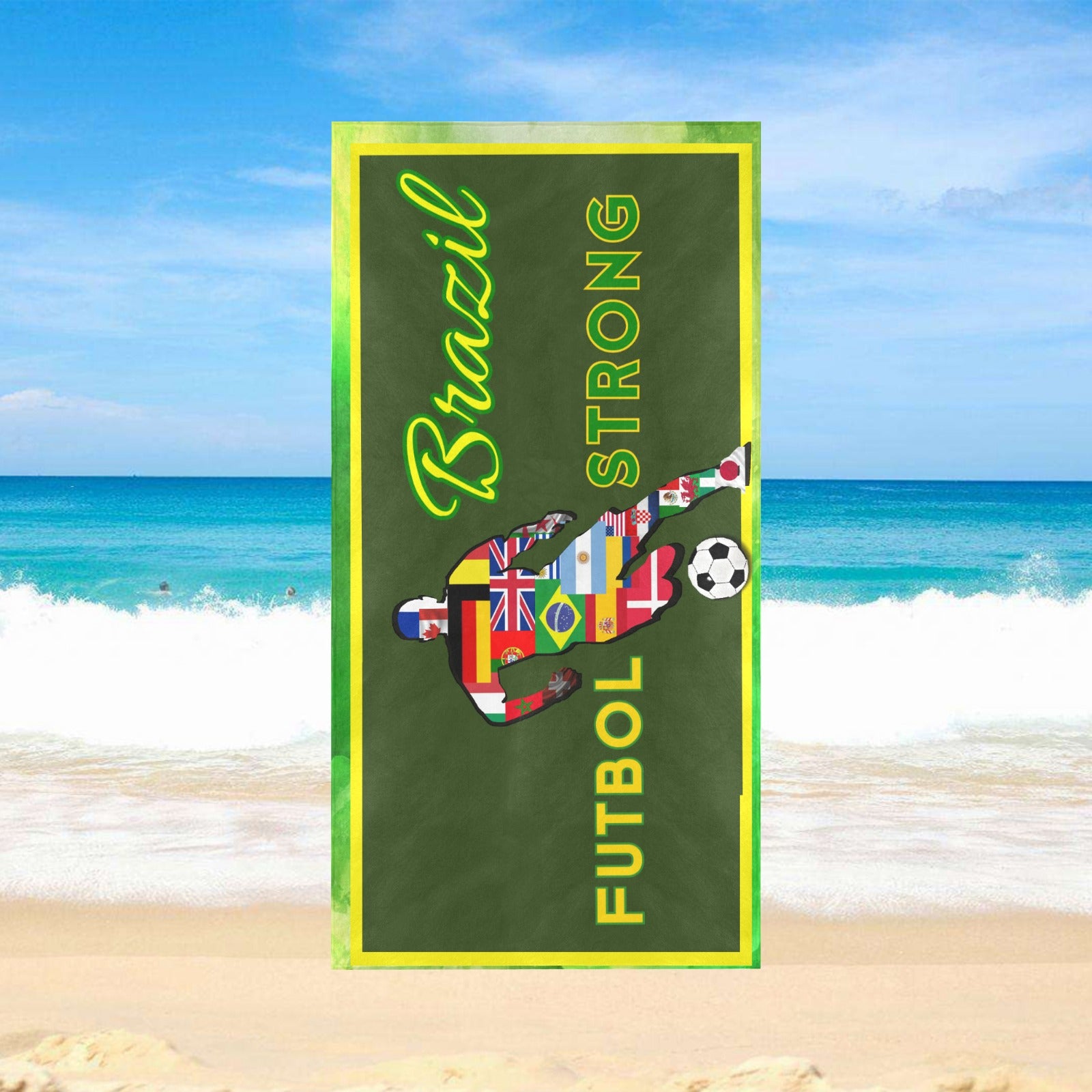 2026 - Xcarii Xii Futbol Strong -Team beach Beach towels