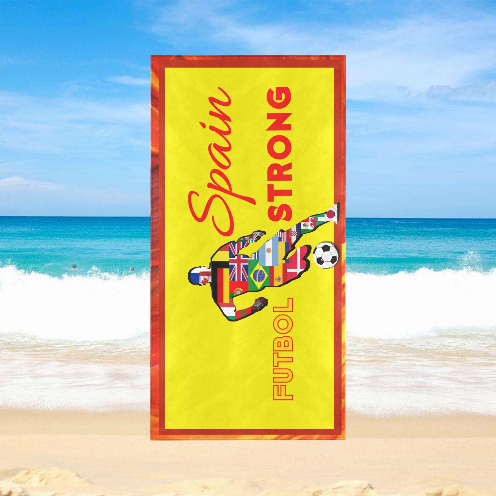 2026 - Xcarii Xii Futbol Strong -Team beach Beach towels