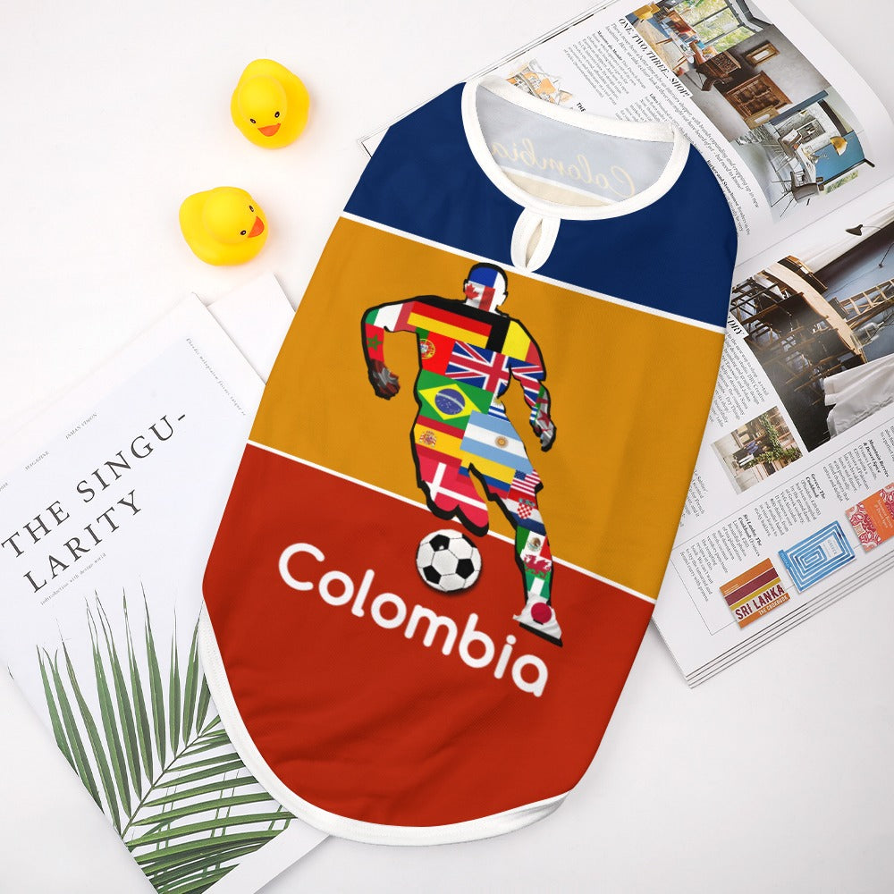 Colombia Team Futbol Strong Full pet vest