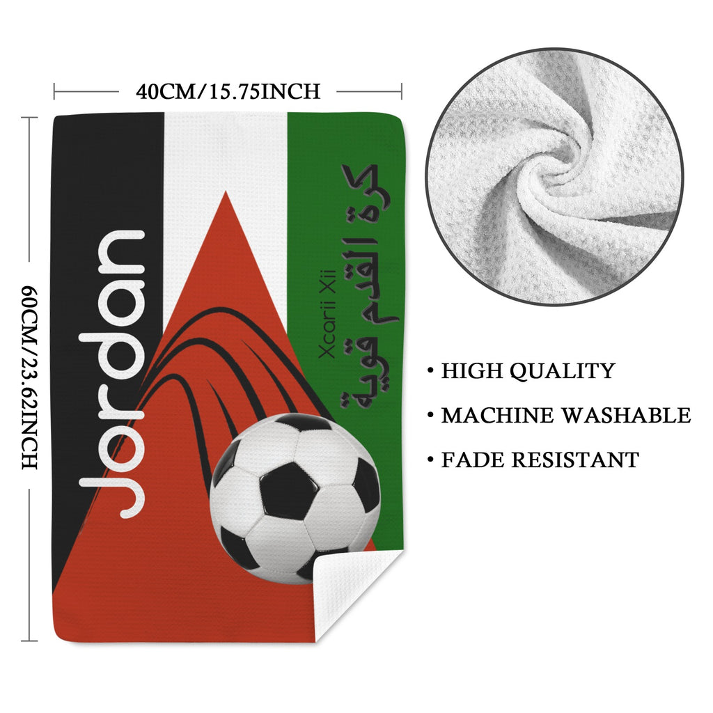 Xcarii Xii - Jordan "We Are" Futbol Strong, rally towel.