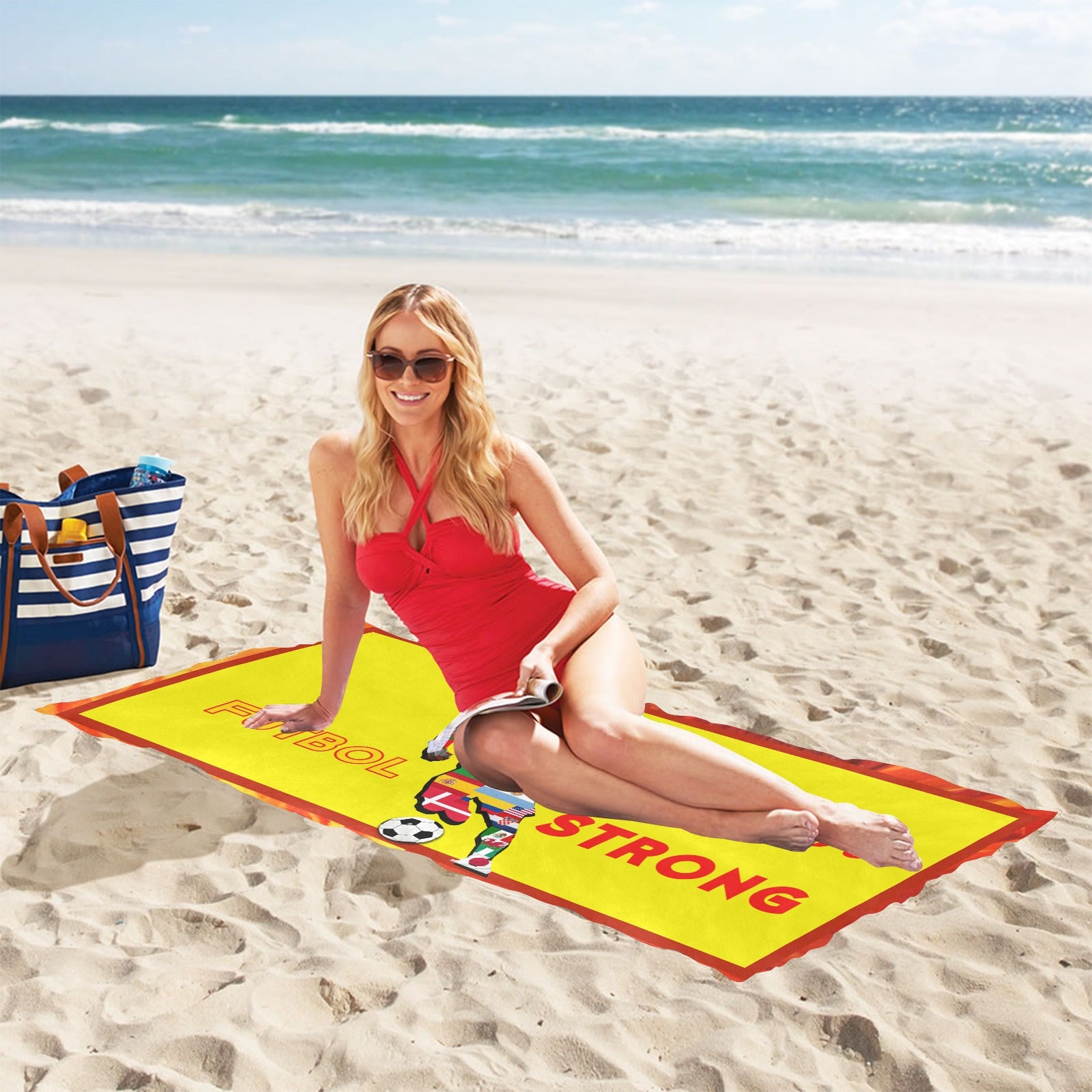 2026 - Xcarii Xii Futbol Strong -Team beach Beach towels