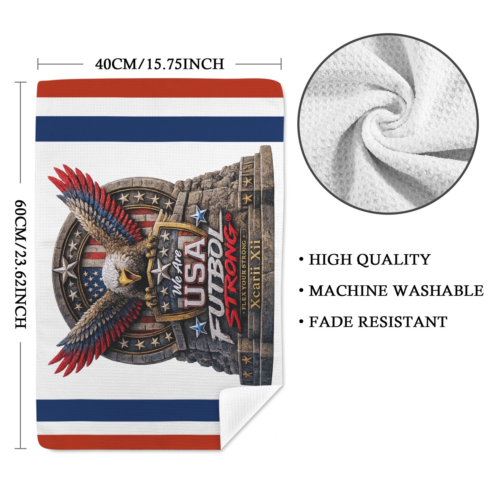 USA Guardians of Futbol Strong Rally Towel.