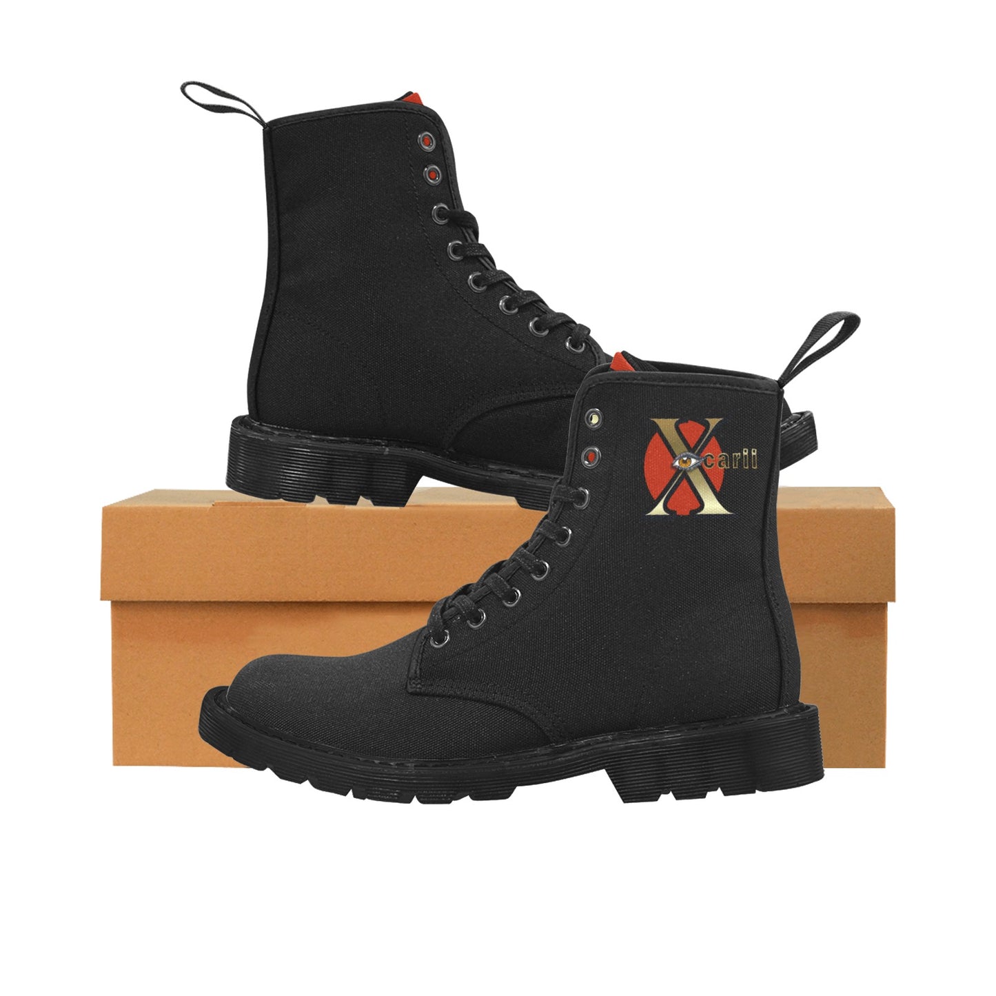 Xcarii Xii - 2024 Men's Ebony Lace ups Boots