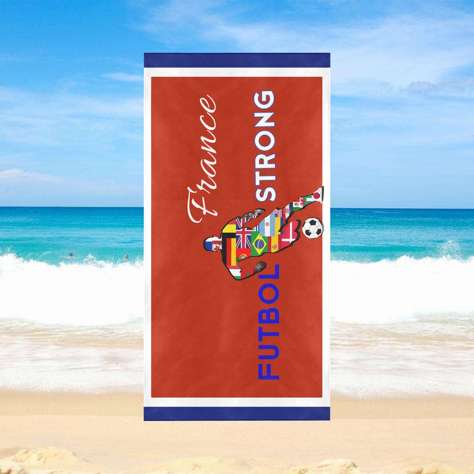 2026 - Xcarii Xii Futbol Strong -Team beach Beach towels