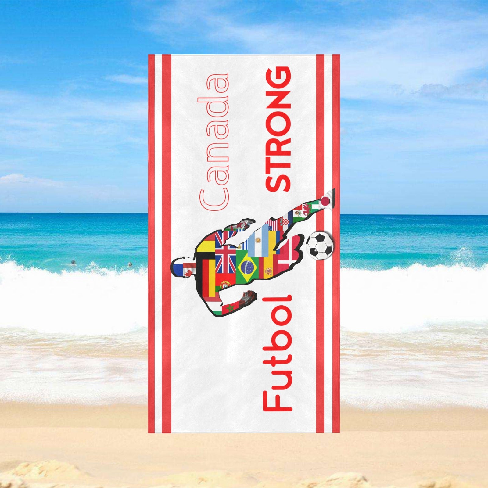 2026 - Xcarii Xii Futbol Strong -Team beach Beach towels