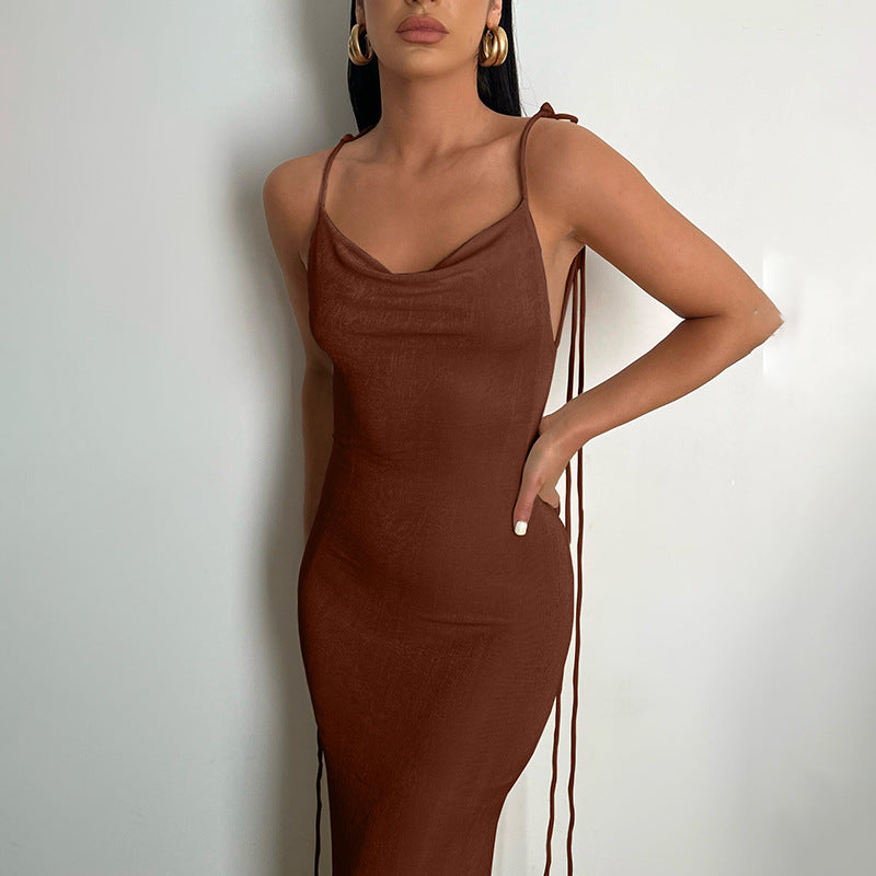 Xcarii Xii Fashion - 5th Avenue Open Long Dress