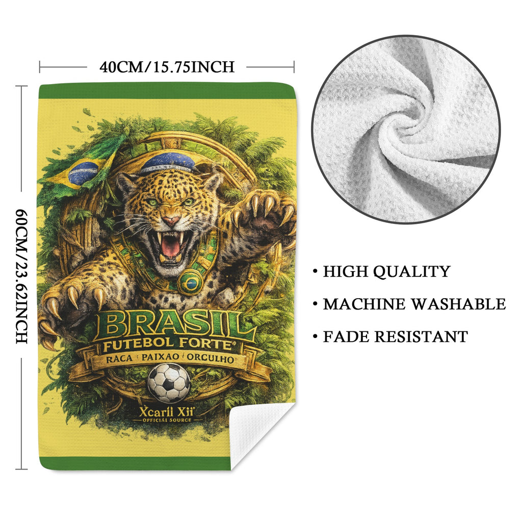 Brazil Guardian Futbol Strong, Rally Towel.