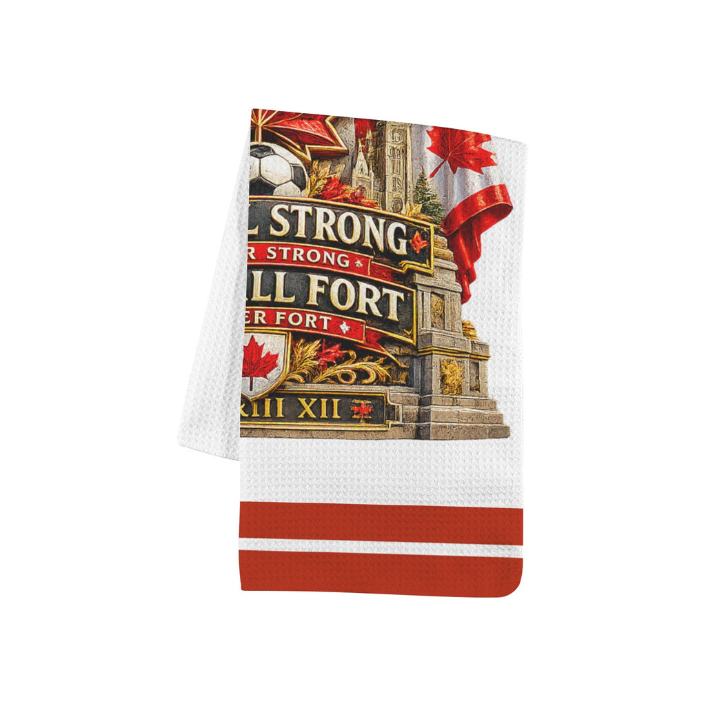 Canada Guardian Futbol Strong Rally Towel, By Xcarii Xii