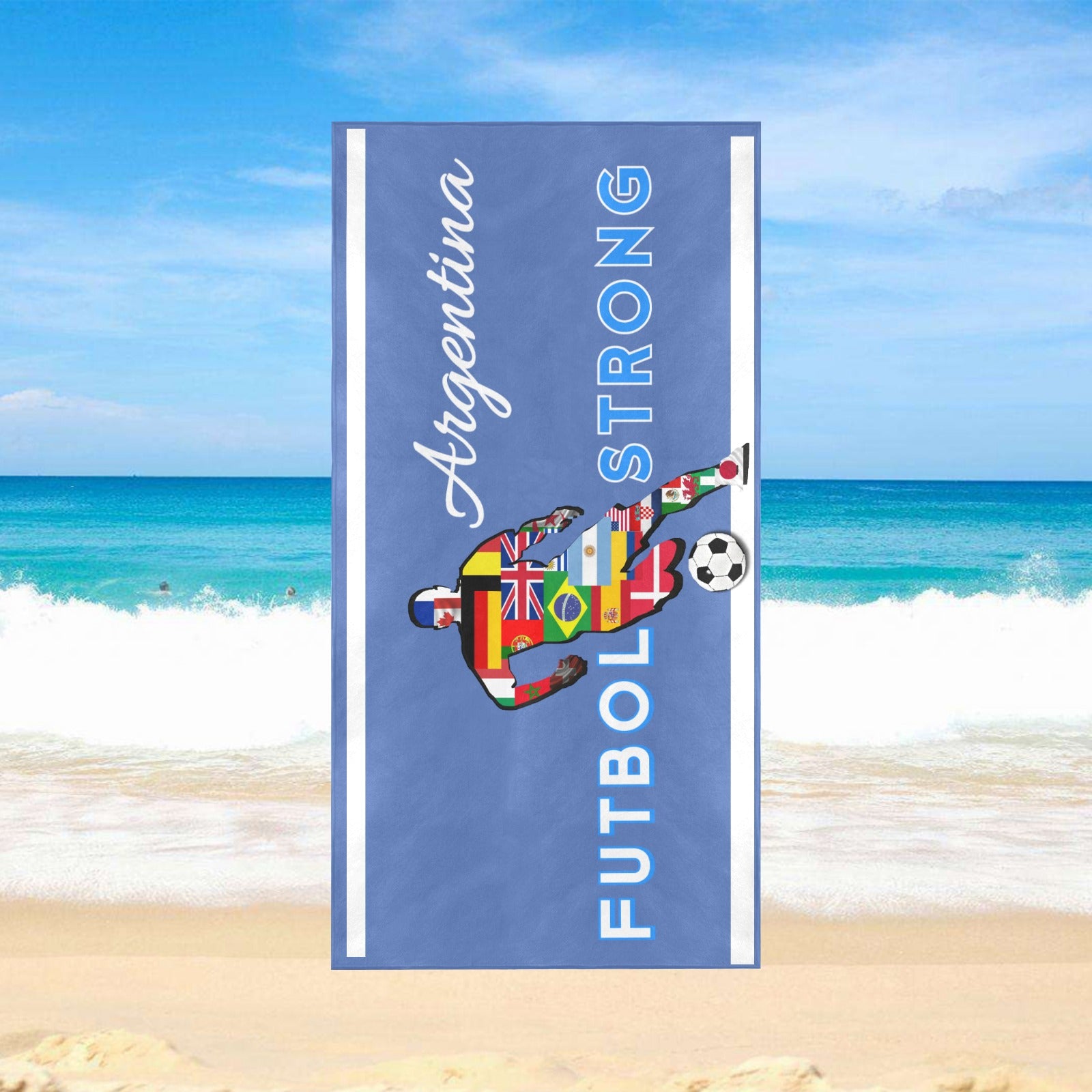 2026 - Xcarii Xii Futbol Strong -Team beach Beach towels