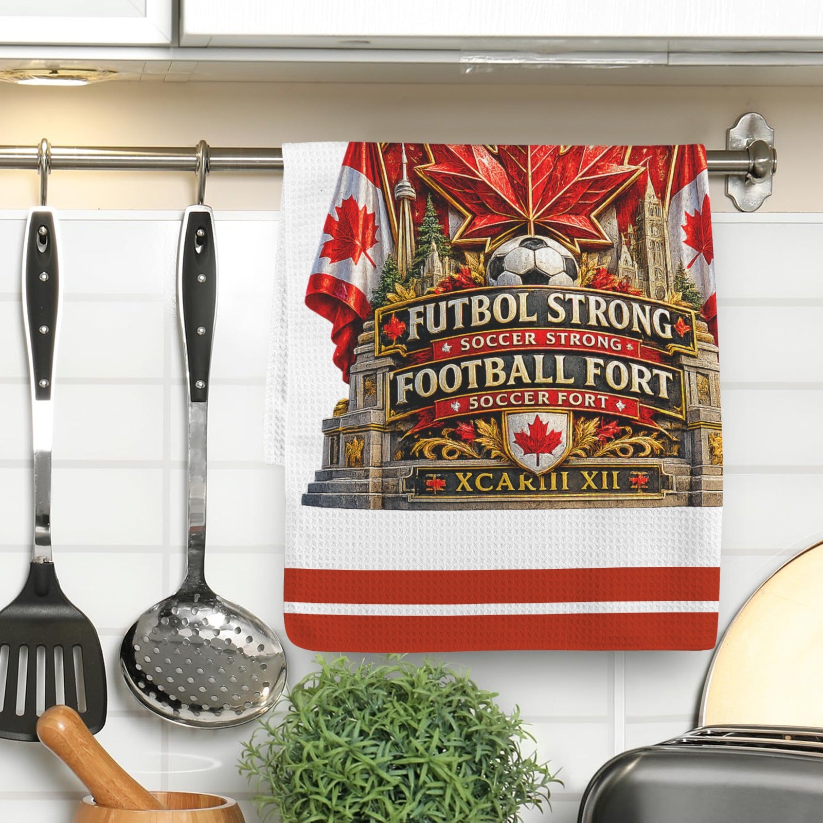 Canada Guardian Futbol Strong Rally Towel, By Xcarii Xii
